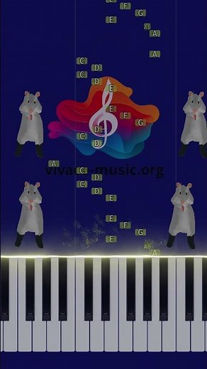 Rat Dance – Easy Piano Melody (One Hand Only) | Falling Notes Tutorial