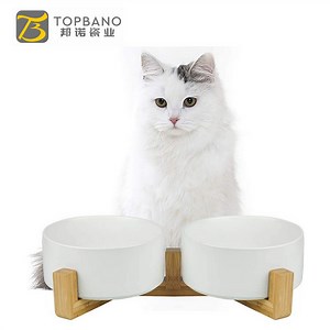 [Hot Item] China Pets Ceramic Bowls and Durable Ceramic Pet Food Bowls
