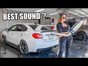 MAKING MY SUBARU STI LOUD!! (Tomei Titanium Exhaust)