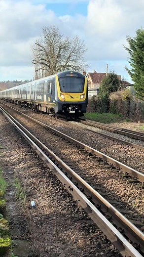 Swr class 701 from steps of footbridge