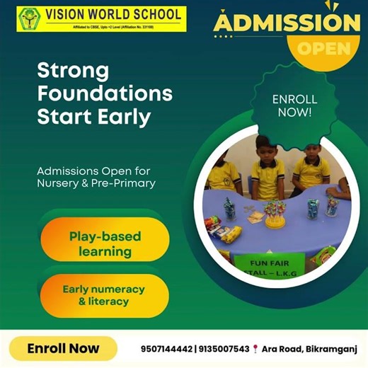 One School, One Dream | Schooling + JEE/NEET Coaching at Vision World School