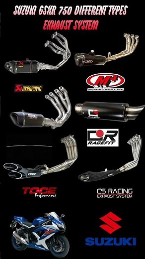 Suzuki Gsxr 750 Different Exhaust Revving Sounds 🔥🤯 #akrapovic #m4 #scproject #shorts #racefit #toce