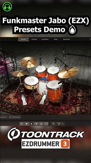 EZDrummer 3 Funkmaster Jabo (EZX) Presets Demo 🔥#iamshane #thisismeph #toontrack #ezdrummer3