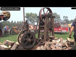 Experience the Power: Antique Log Splitter Demo