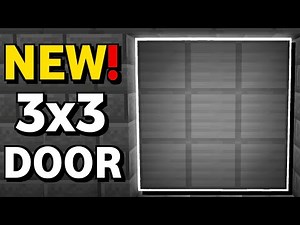 Minecraft Bedrock: NEW 3x3 Piston Door Tutorial 1.21!