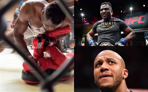 Watch: Francis Ngannou unleashes heavy ground and pound while training for Ciryl Gane fight