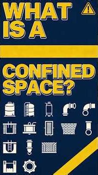 What is a Confined Space #confinedspace