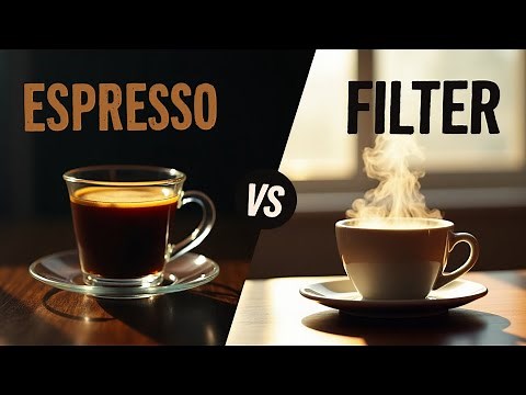 What's the REAL Difference Between Espresso and Filter Coffee