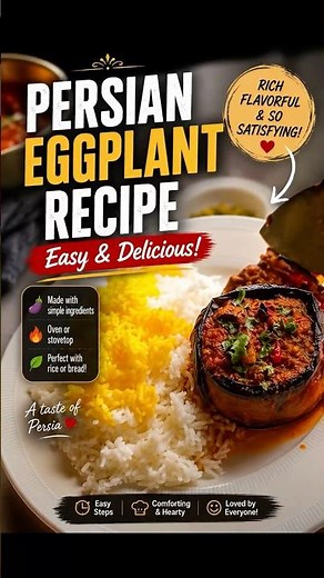 🍆 Persian Eggplant Recipe | Easy & Delicious! 😍