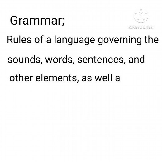 What is Grammar (Definition of Grammar) ?