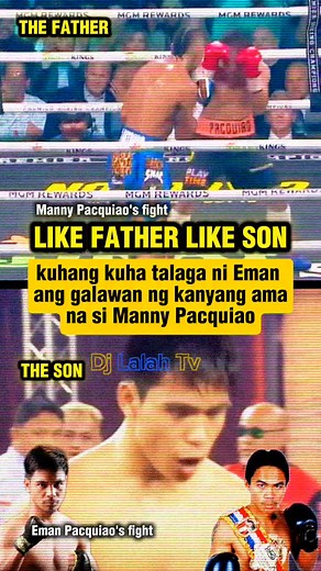 401K views · 6.4K reactions | Namana talaga ni Eman galawan ng ama nya sa boxing. Disclaimer: I hereby declare that I don't own the rights to this music or song. All rights belong to the rightful owner. No copyright infringement intended and I do not claim to own any of the original songs and video. For entertainment purposes only. #Emanpacquiao #emanbacosapacquiao #MannyPacquiao | MADAM Lukring MEM's | Facebook