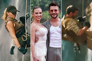 Scarlett Johansson and Jonathan Bailey Had Wedgies for a Week Filming Jurassic World Rebirth Stunt