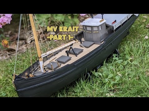 Maquette du MV Krait (MV Krait Model) - Part 1 ‪@ModelersCentral1‬