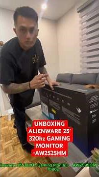UNBOXING-Alienware 25’’ 320Hz Gaming Monitor – AW2525HM #technology #gaming #monitor #alienware