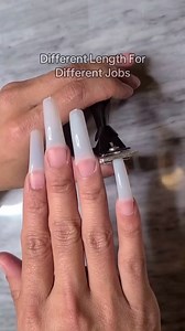 1M views · 3.7K reactions | Different Length For Different Jobs * *Follow for more content, Thank you for your support. * #nailtech #nail #559fresno #selfcare #tutorial #callis #fashion #tutorial #trendingnails #reel #reels #facebook #nailsalon #feet #hygiene #nails #pedicure | Minh Thai | Facebook