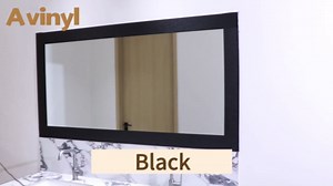 10M Pink Mirror Border Peel and Stick Wallpaper, Self Adhesive Waterproof Wallpaper Mirror Frame Tape for Bathroom Decor, Silk Peel and Stick Trim Removable Kitchen Wall Decor 3.9" x 393"