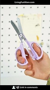 Children’s Safety Scissors, Slide-Cap for On‑the‑Go Creativity!