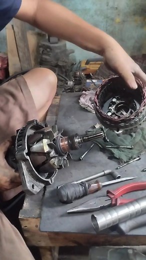 19K views · 550 reactions | Repair alternator rotor winding! #josephautoelectrical #buhayelectrician | Joseph Auto Electrical | Facebook