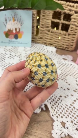 DIY Beaded Easter Egg Pattern, Peyote Stitch Egg Cover Tutorial, Seed Bead Ornament Pattern, Spring Bead Weaving, Instant PDF Download - Etsy UK