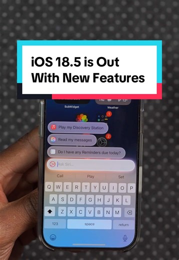iOS 18.5 New features & New Changes. #ios#ios18