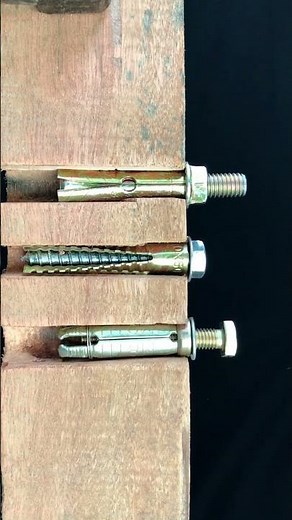 Expansion Bolt🔩 Installation and removal🔧anchor #anchoring #wallanchor #fasteners #diy #tools