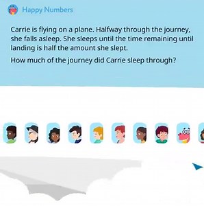 The trick here is to find "how much" without knowing "how much time." See if your students can find a way to solve it! | HappyNumbers.com