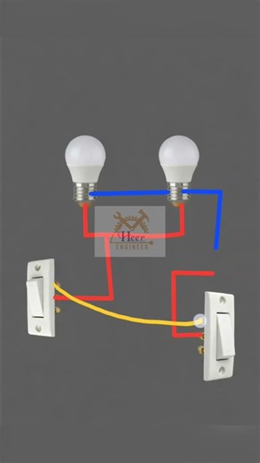 2 ways Bulb Control switchs #trending #shorts #viral