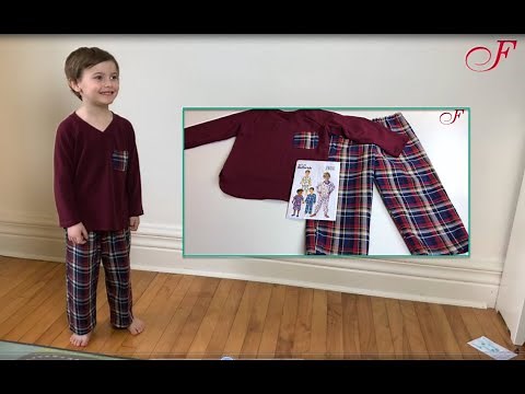 Madeleine & Fabricville - How to sew kids pyjamas