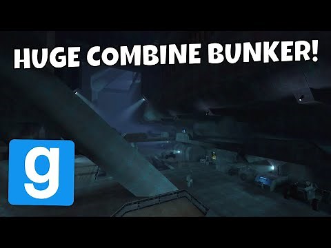 Garry's Mod Map Review: Abandoned Bunker - Huge Combine Bunker