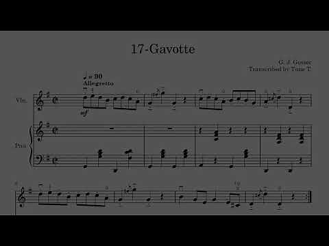 17 - Gavotte | Suzuki Method Vol. 1 | Violin and Piano