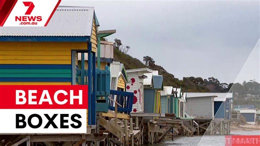 Coastal erosion threatens Mornington Peninsula beach boxes
