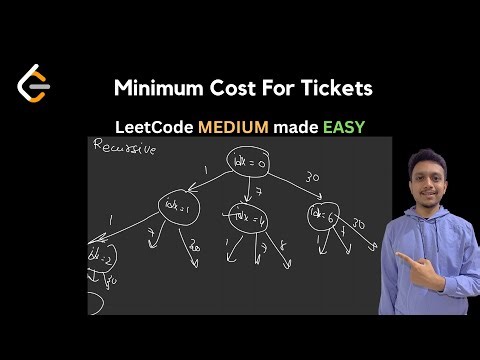 983. Minimum Cost For Tickets | LeetCode Daily Challenge | LeetCode POTD