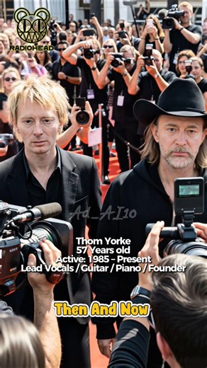 From “Creep” to Cultural Giants – Radiohead Evolution! 🤘 Then And Now -red Carpet Nostalgia| AI made