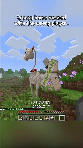 Minecraft The Long Horse Gets Rekt?