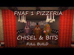 FNaF Minecraft Chisels & Bits Build - Full Build