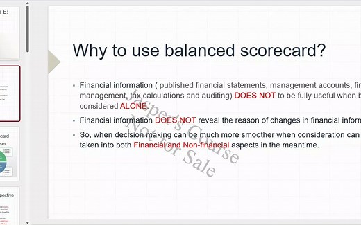 ACCA PM绩效管理重难点 – Area E Balanced scorecard 平衡记分卡 第一部分（知识点讲解）