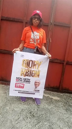 Join, hook up, connect come with you family, love once, neighbors even your enemy invite them all, the sick everyone yes Jesus the healer, the saviour will save, heal, deliver and bless them all, 5pm 19th - 23rd on Monday Glory Reign 2026 come and see and here what God has done and He will do for you in Jesus mighty name AMEN Come with that your expectations | Grace Greene