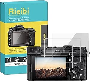 Amazon.com: Rieibi (3 Packs Screen Protector for Sony Alpha A7C II/ A7C II/ A7CM2/ A7C2/ A7CR Digital Camera - 0.25mm 9H Hardness Anti-scratch Tempered Glass Film for A7C II/A7CR : Electronics