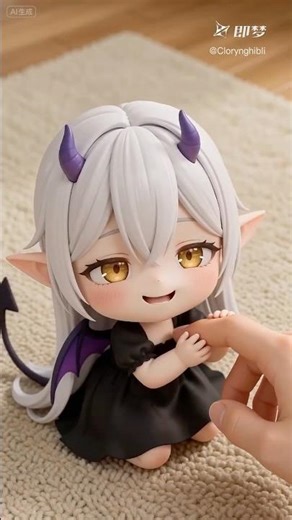 My cute demon girl 🤩 #healing #healing