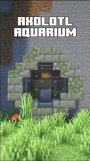 Minecraft Axolotl Aquarium 🌊