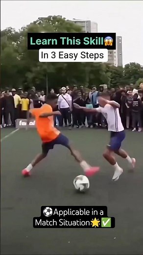 😱⚽DRIBBLE SKILLS TUTORIAL⚽✅_ Learn This Dribble in 2 easy steps