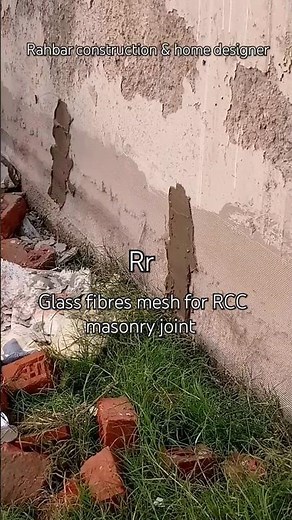 Why We’re Using Glass Fiber Mesh for RCC- Masonry Joints#yt#construction
