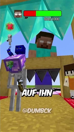 Stachel Herausforderung vs Riesen Herobrine! #shorts