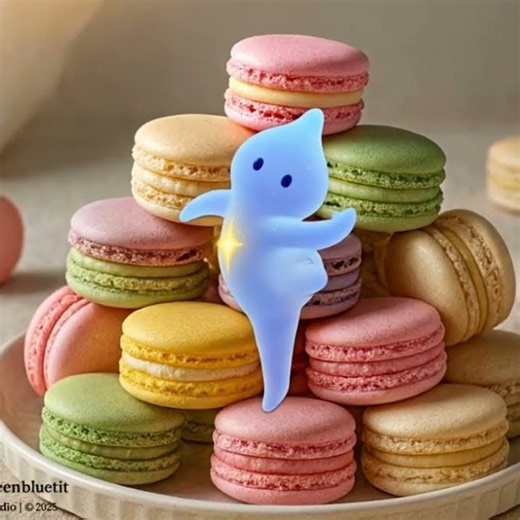 Colorful macarons & Dancing Echara