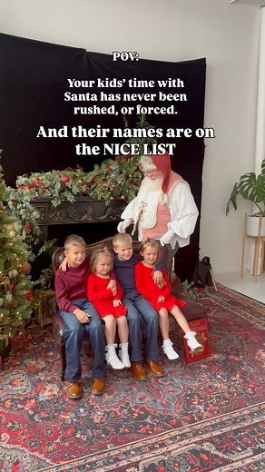 I can’t explain how nice it is to have a Santa experience that’s not rushed, the kids don’t feel like a check line item, there’s no mall line or toy stores around. Theres hot cocoa in the wait room, a nice list with your kids name on it, and when your child is nervous of Santa, Santa leaves to go feed the reindeer and sneaks back in for a family photo behind! We ALWAYS grab a family shot without Santa in it too. @seattlesantaphotos with @satyaphotography is apart of our winter tradition we look 