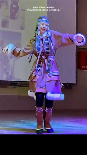 💥Evenki Girl Lights up the Dance Stage with Iranian Music💃 #dance #лезгинка #танець #би #رقص #χορός