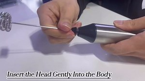 Milk Frother Handheld, Coffee Frother Handheld with 2 Heads, Drink Mixer, Rechargeable Milk Frother, Electric Milk Whisk Stirrers for Latte, Cappuccino, Matcha, Hot Chocolate, Egg