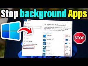 How to Stop Background Apps on PC/Laptop (Best Way)