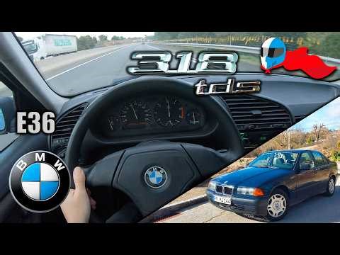 1995 BMW E36 318TDS (66kW)POV 4K[Test Drive Hero] #217 ACCELERATION,ELASTICITY,DYNAMIC ACCESS DIESEL