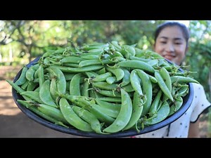 Yummy Snap Pea Recipe / Stir Fry Snap Pea With Beef Cooking / Cooking With Sreypov.